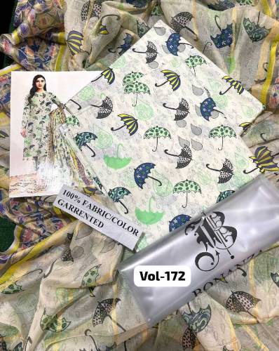 Lawn 2024 Collection, Digital Printed Lawn 3pc 