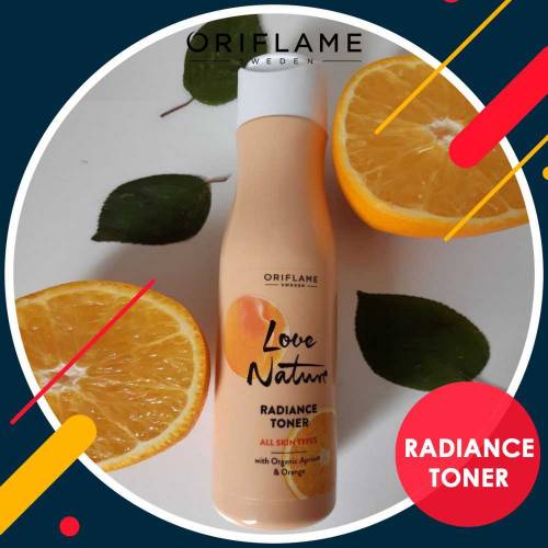 *Love nature radiance toner with organic apricot &orange*🍊یہ ٹونر خاص 