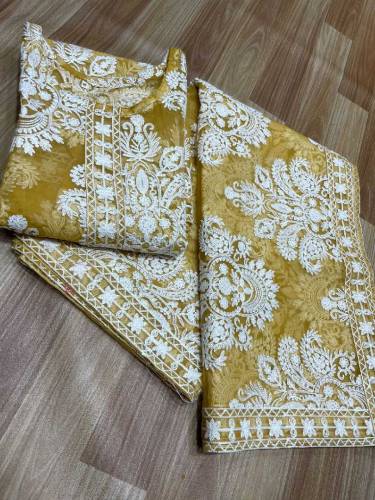 organza  suits 