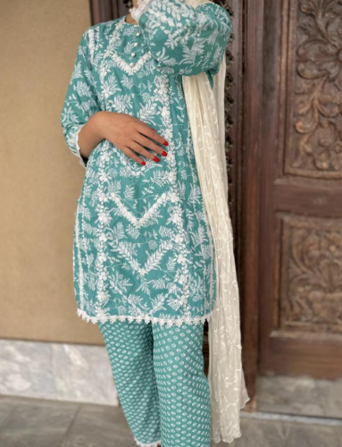 cotton Karandi Stiched 2 piece 