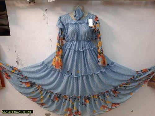 •  Fabric: Chiffon•  Product Type: Maxi