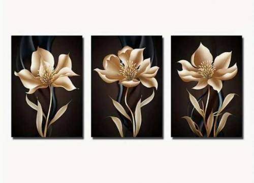 golden flower from living room