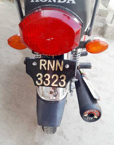 HONDA 125 2019 model punjab number Location mardan mayar kalee