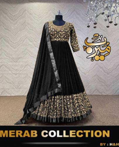 Neck,Sleeves Border Heavy Embroidery With Pearls Attached Dupatta 3Pcs