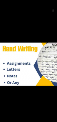 I am professional assignment handwriting expert i will write ur assign