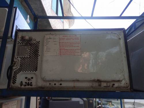 enviro microwave oven only cleaning required without warranty 