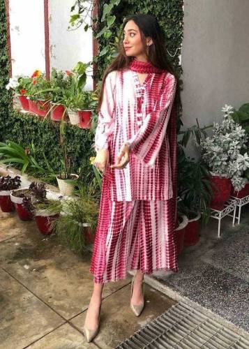 2pc suite 2.5 metter shirt 2.5metter trozer lawn collection