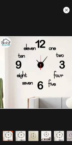wooden wall clock 
