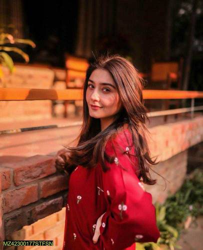 2 pcs women's stitched linen Embroidered Suit Eid Special 