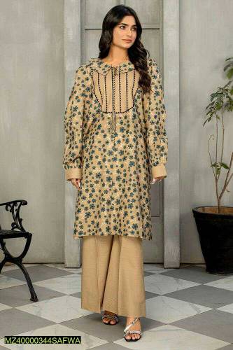 2pc women unsitched masuri suit printed TKZ 60