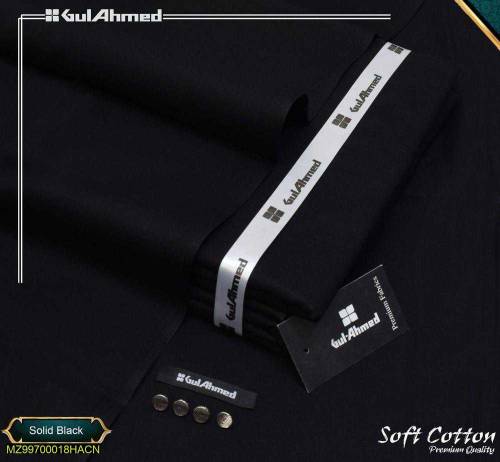 men's unstitched gull Ahmad cotton sotton plain suit 