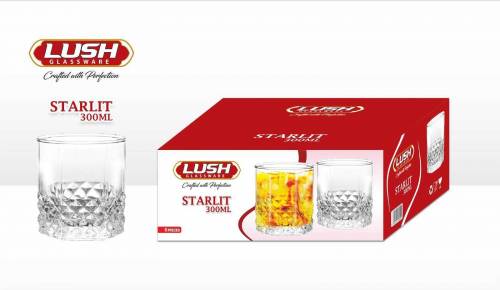 Lush Glass Set of 6pcs 