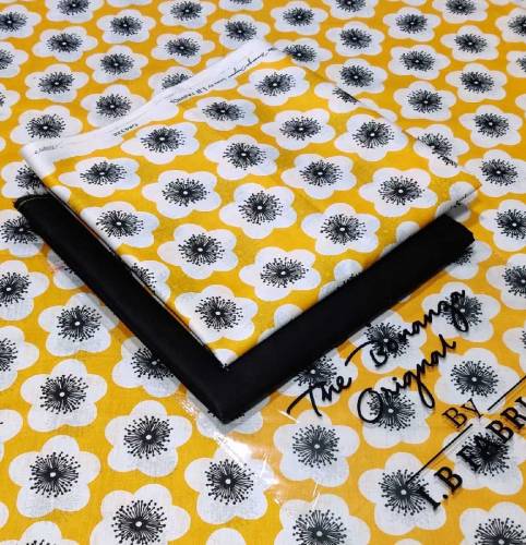 ib bonanza lown 2 peice suits Printed shirt and plain trouzr 