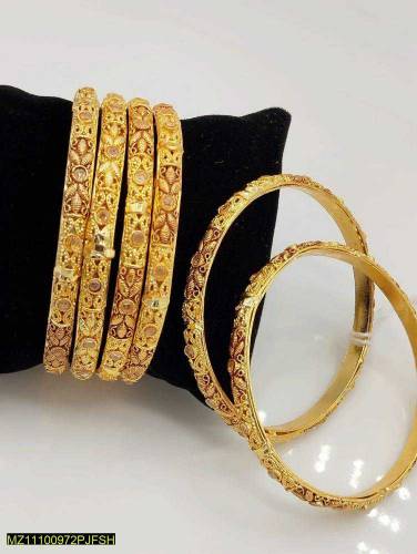 •  Material: Alloy•  Product Type: Bangles•  Plating: Gold Plating•  N