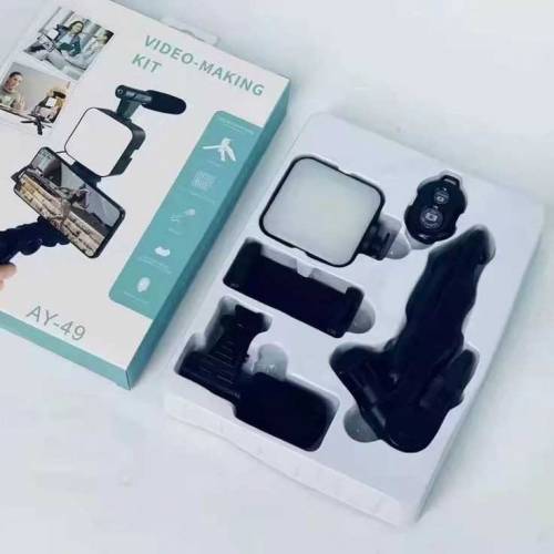 V-loging kit full high quality with Heavy flash light, microphone,