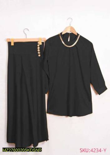 2 Pcs Woman's Stiched Grip Dyed Plain Suit  All Pakistan DC free 🤩🥳🥳🎉