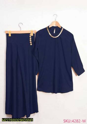 2 Pcs Woman's Stiched Grip Dyed Plain Suit  All Pakistan DC free 🤩🥳🥳🎉
