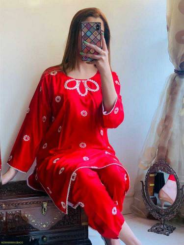 ARABIC LAWN EMBROIDERED SUIT
