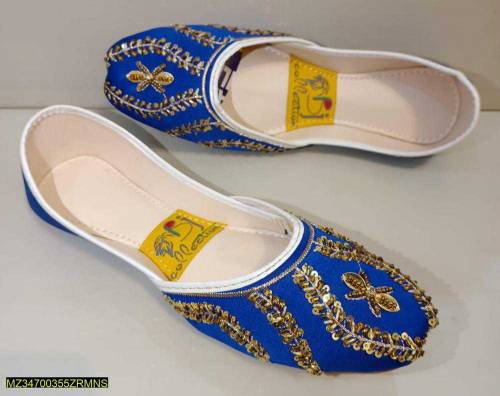 •  Material: Silk•  Product Type: Women's Khussa•  Pattern: Embroidere