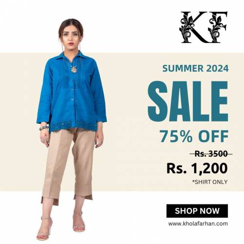 # Khola Farhan Brand # Printed Shirts Available 