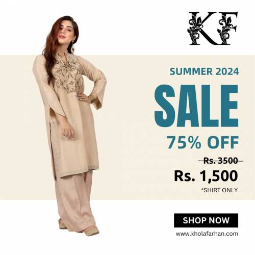# Khola Farhan Brand # Printed Shirts Available 