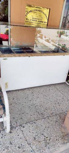 ice cream counter