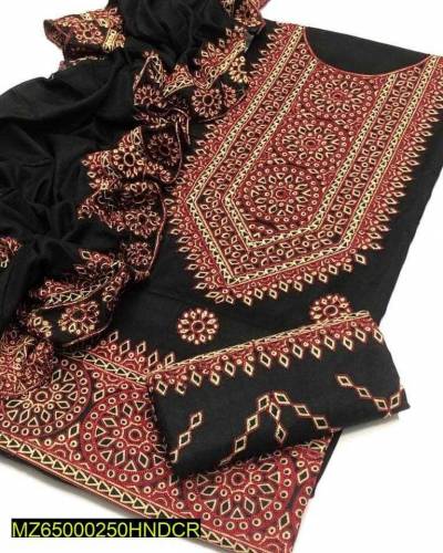 3 Pcs Women's Unstitched