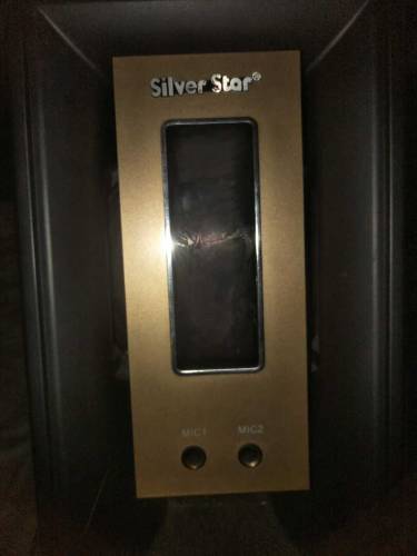 silver star Bluetooth speaker 