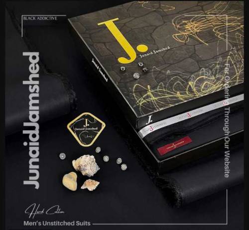 Junaid Jamshed Cotton Men's Unstitched Cotton 14 Color Available hai