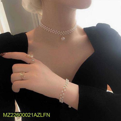 1 PCs elegant Pearl stone choker