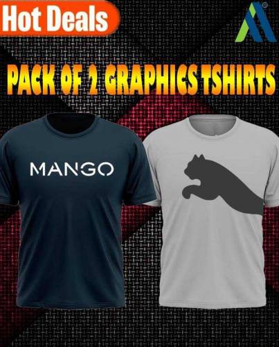 pack 2 graphics shirts 