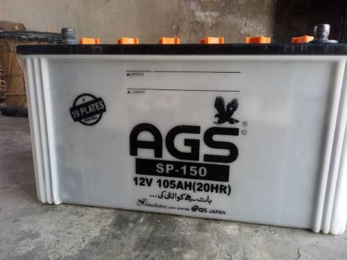 AGS battery 19plates fresh pease 