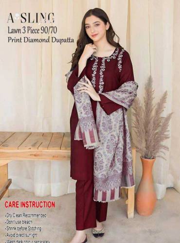 3 PC lawan fabric 