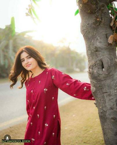 2PC Lawn Embroidered Dress EM-MO4