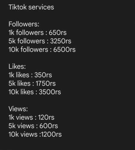 TikTok followers 