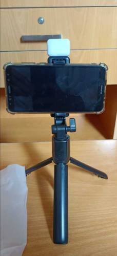 Selfie Stick Tripod With Led Light