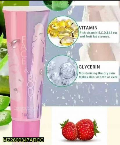 •  Face & Body Scrub Gel•  Quantity: 100 ML•  Details: Gentle exfoliat