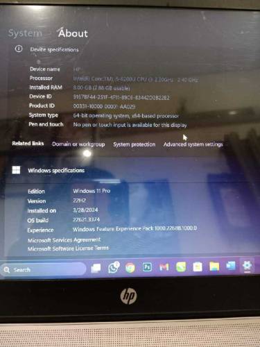 HP Elitebook 840 G3 Core i5 6th generation