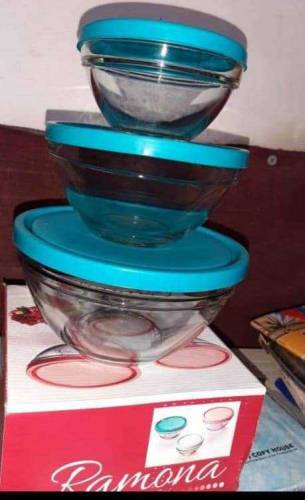 Food store bowel set 3pcs imported microwave save