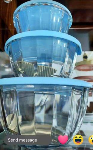 Food store bowel set 3pcs imported microwave save