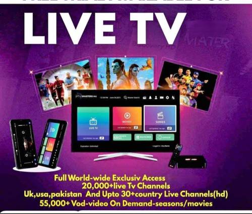 IPTV Service 1 Year 