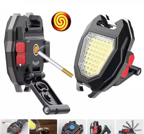 Rechargeable multifunction keychain 