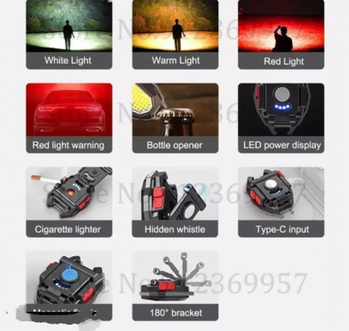 Rechargeable multifunction keychain 
