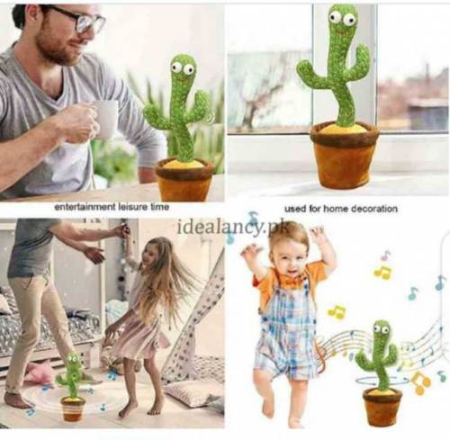 Cute Dancing and Talking Cactus Toy