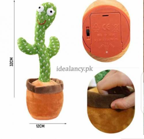 Cute Dancing and Talking Cactus Toy