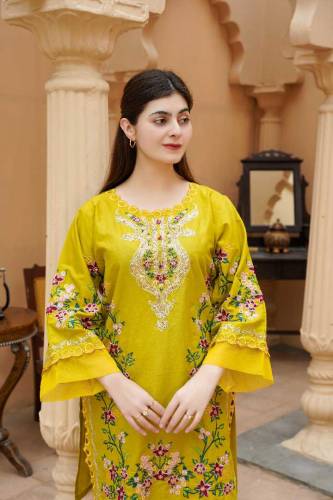 Heavy Embroidery 2pcs