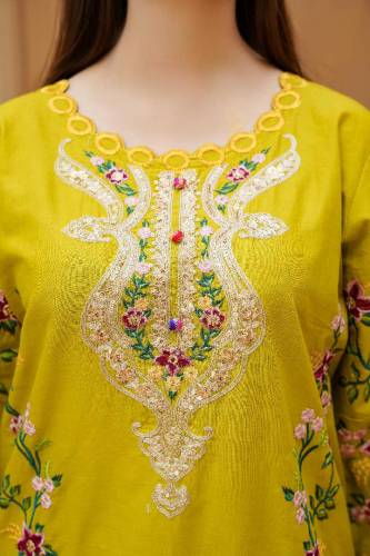 Heavy Embroidery 2pcs