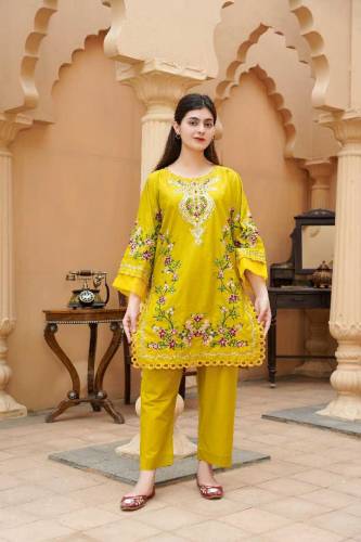 Heavy Embroidery 2pcs