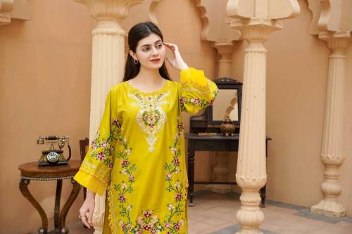 Heavy Embroidery 2pcs