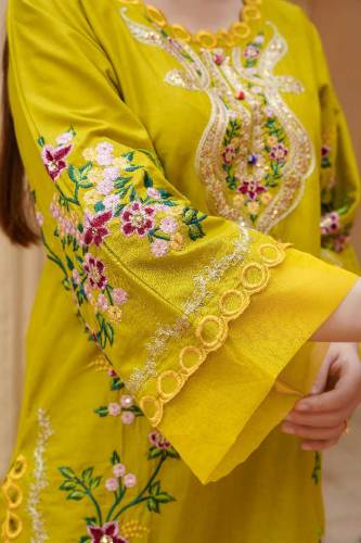 Heavy Embroidery 2pcs